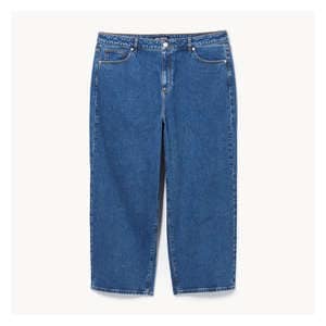 【NONCODE】Rael four button denim trousers Revolt Jeans Women's Plus Size Denim Bib Overalls, Dark